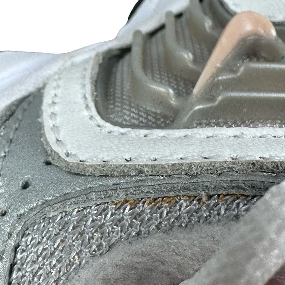 Nike Baby 2.5C Toddler Gray Silver Pink Retro Sneakers 308059-061 Y2K Kids